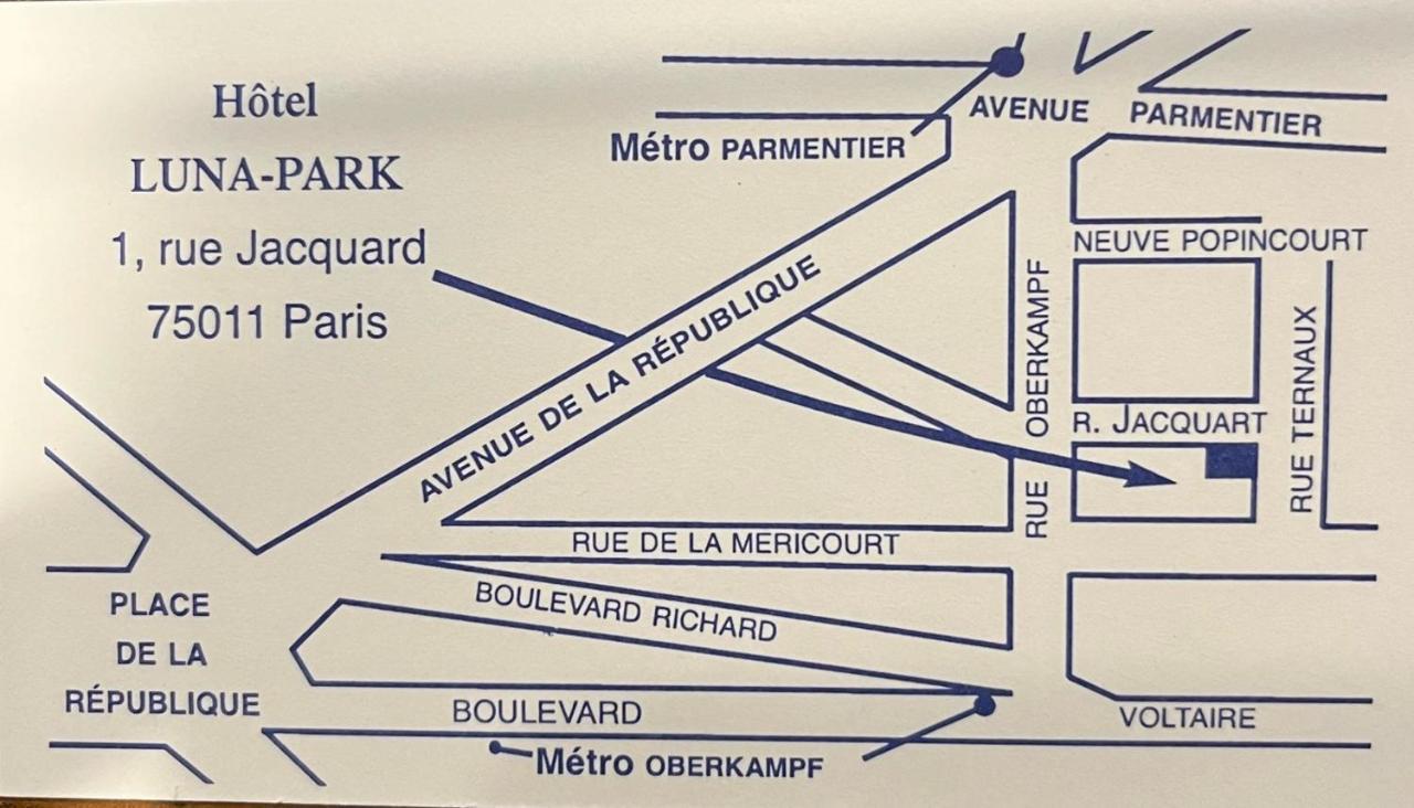 Hotel Luna Park Παρίσι Εξωτερικό φωτογραφία